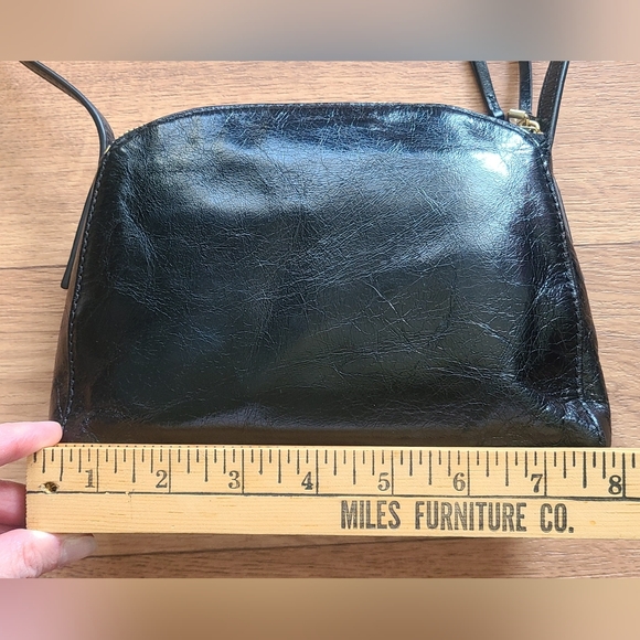 HOBO Black Soft Leather Evella Crossbody Bag - Picture 12 of 13
